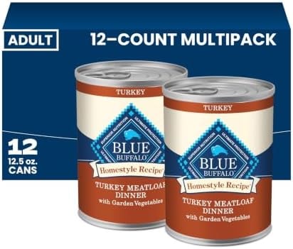 Blue Buffalo Homestyle Recipe Turkey Adult Wet Dog Food, 12.5 oz, 12 ct
