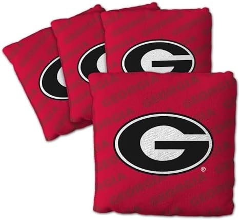 YouTheFan NCAA Georgia Bulldogs Set of 4 Cornhole Bags