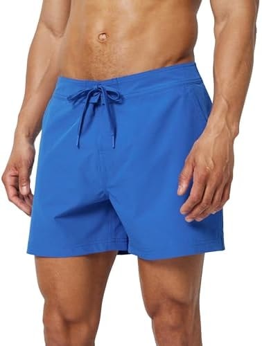 Amazon Essentials Men's Quick-Dry Swim Board Short, 9" Inseam, Blue, Medium