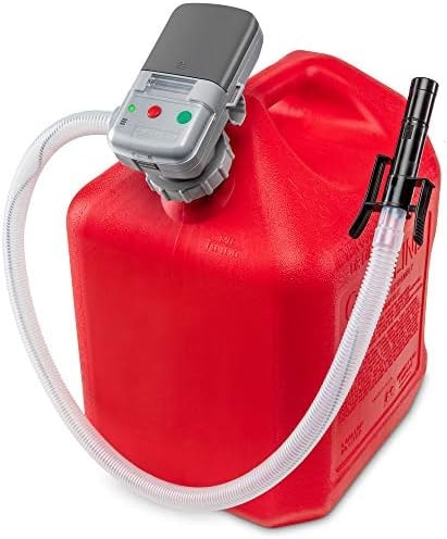 Deway Fuel Transfer Pump WAYPUMP09,AA Battery, Auto Stop, 2.4 GPM, 35" Hose