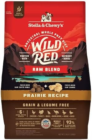 Stella & Chewy's Wild Red Coated GF Prairie Dry Dog Food, 3.5 lb