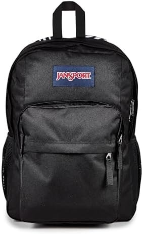 JanSport Big Plans Backpack, Surreal Swirlies Con Black/Black/White/Black
