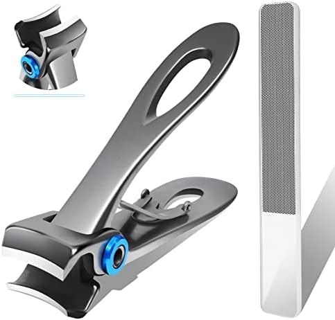 Werlla Extra Large Long Handle Toenail Clippers - 17mm Wide Jaw Opening Heavy Duty for Thick Toenails, Seniors, Men, Adults