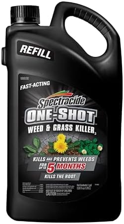 AccuShot Refill for Use with Spectracide One-Shot Weed & Grass Killer with AccuShot Sprayer, 1 Gallon, Kills Weeds and Grass with Results Same Day and Prevents Regrowth for Up to Five Months