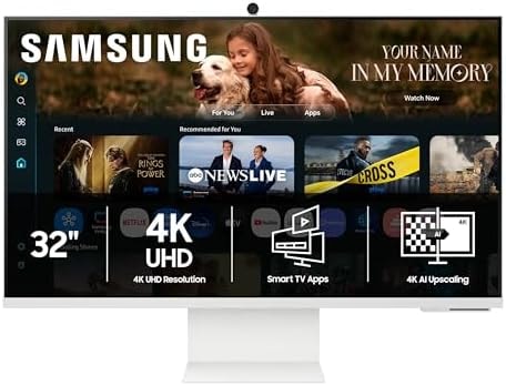 Samsung 32” M8 (M80F) Series 4K UHD Smart Monitor