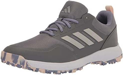 adidas Women's Tech Response Spikeless 3.0 Golf Shoes, Grey Three/Silver Metallic/Silver Violet, 10