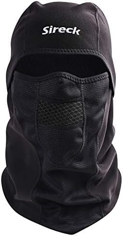 Sireck Cold Weather Balaclava Ski Mask, Water Resistant and Windproof Fleece Thermal Face Mask, Cycling Motorcycle Neck Warmer Hood Winter Gear for Men Women