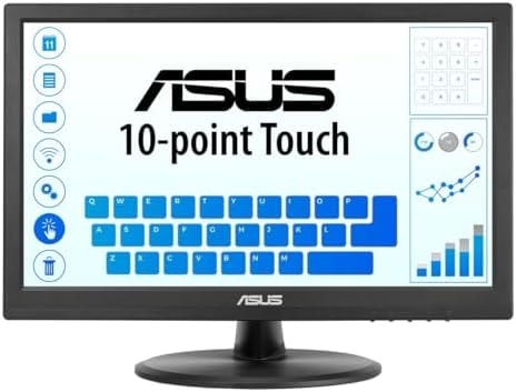 ASUS VT168HR 15.6" Full HD 1366X768 HDMI Back-lit LED Monitor, Black