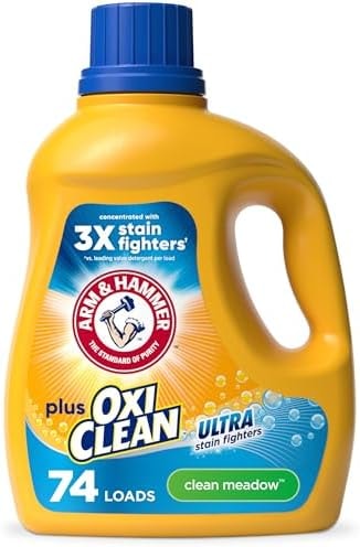ARM & HAMMER Plus OxiClean Ultra Stain Fighters Liquid Laundry Detergent