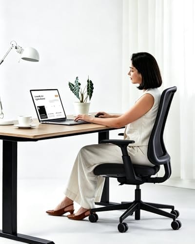 ProtoArc Flexer Ergonomic Office Chair for Women, Black