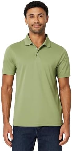 Amazon Essentials Men's Moisture Wicking Golf Polo Shirt, Short Sleeve, Slim-Fit, Quick-Dry, Active Wear, Sage Green, XX-Large