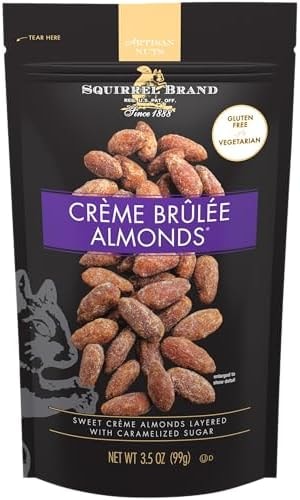 Squirrel Brand Crème Brulee Almonds, 3.5 oz