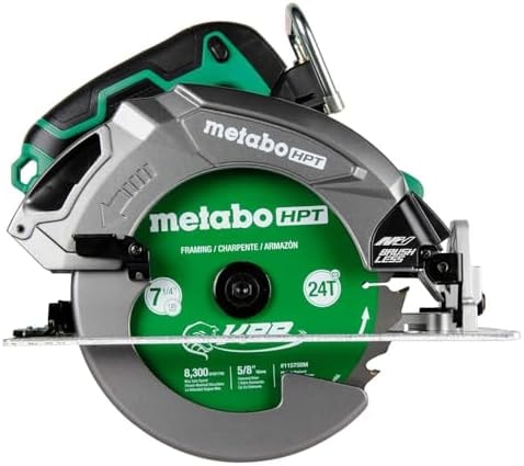 Metabo HPT 36V MultiVolt 7-1/4 Circular Saw Aluminum Base Plate, C3607DBQ4