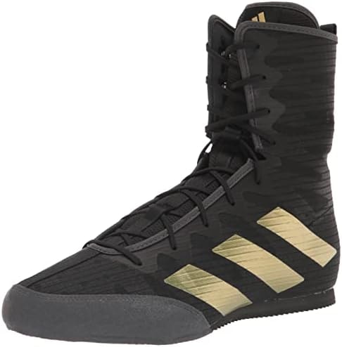 Adidas Unisex-Adult Box Hog 4 Black/Gold Metallic/Grey 4.5 Adult