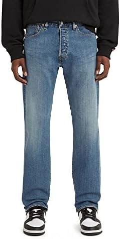 Levi's Men's 501 Original Fit Jeans (Also Available in Big & Tall), Reel It in-Medium Indigo Worn in, 30W x 30L