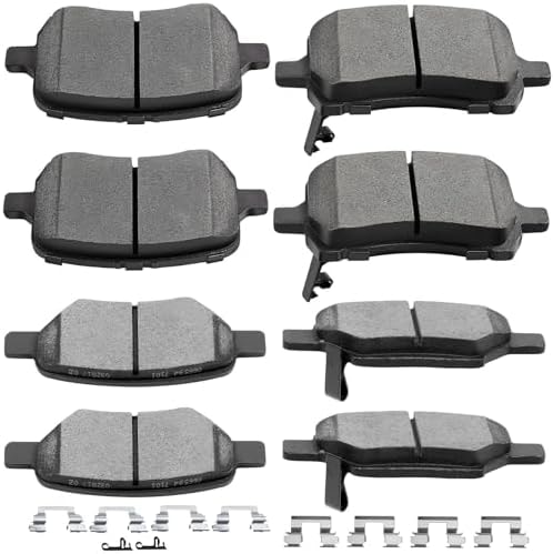 SCITOO D1160 D1033 Front Rear Brake Pads Fit For Chevy For Malibu 2004-2012