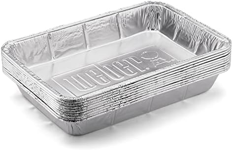 Weber® Large Aluminum Drip Pans, 10‑Pack