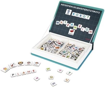 Janod J02712 Magneti'Book Alphabet Educational Game, English Version