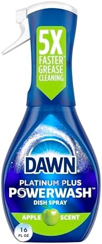 Dawn Platinum Powerwash Dish Spray, Dish Soap, Apple Scent, 16oz
