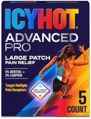 Icy Hot Advanced PRO Pain Relief Patches, 5-Count