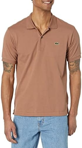 Lacoste Men's Classic Fit L.12.12 Original Piqué Polo Shirt, Pecan, 4X-Large