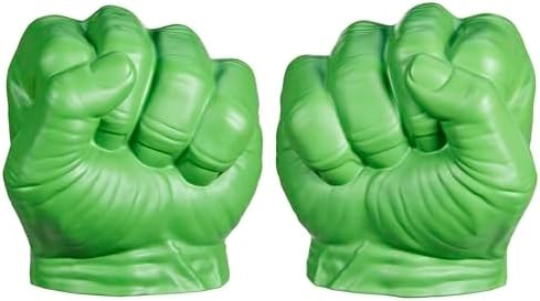 Marvel Hulk Gamma Smash Fists, Soft Foam Role Play Toy, Avengers Super Hero Toys for Kids Ages 5 and Up