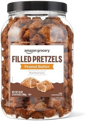 Amazon Grocery, Peanut Butter Filled Pretzels, 44 Oz