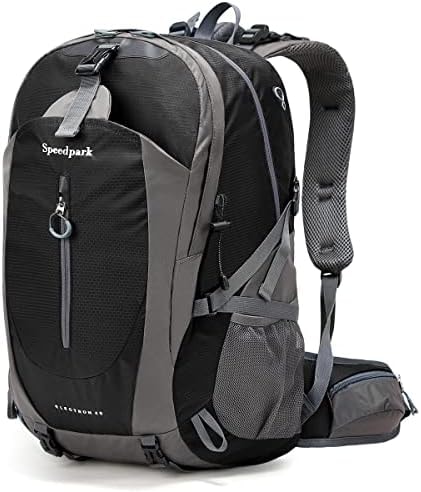 SPEEDPARK 40L Hiking Backpack, Lightweight Camping Daypack with Rain Cover