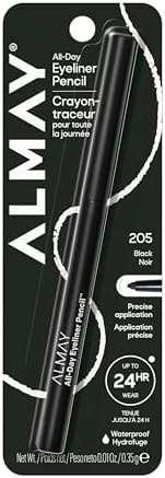 Almay All-Day Eyeliner Pencil, 205 Black, 0.01 oz