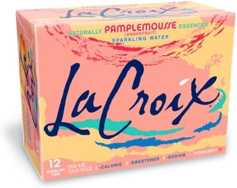 La Croix Sparkling Water, Grapefruit, 12 Fl Oz (Pack of 12)