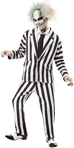 Rubies at Party City Beetlejuice: Beetlejuice Costume for Adults, Men's XL