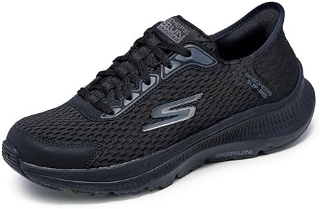 Skechers Women's Hands Free Slip-Ins Go Run Consistent 2.0 Endure Sneaker, Black, 5