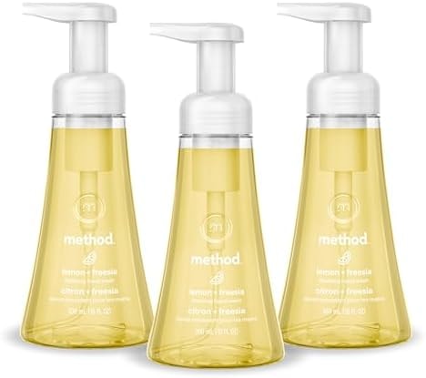 method Foaming Hand Wash, Lemon + Freesia, 10 fl oz, 3 pack