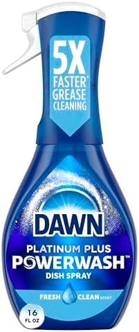 Dawn Platinum Powerwash Dish Spray, Dish Soap, Fresh Scent, 16 Fl Oz
