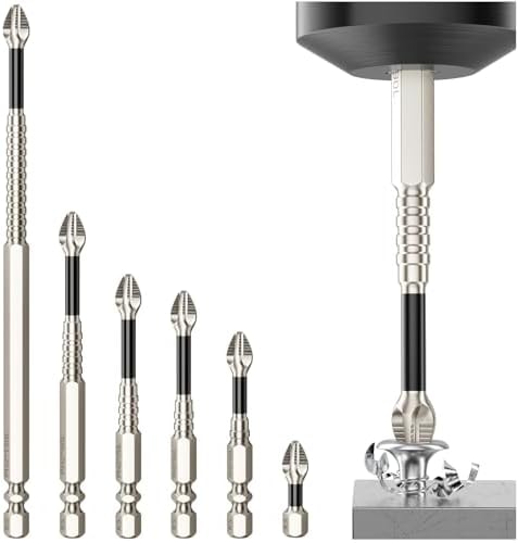 High Magnetic Screwdriver Drill Bit Set - 6pcs