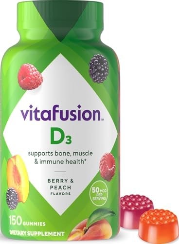 Vitafusion Vitamin D3 Gummies | 2000 IU (50 mcg) Per 2 Gummies