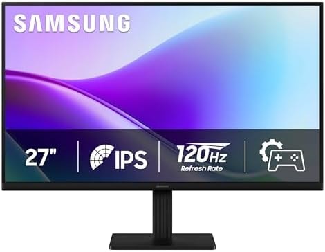 Samsung 27" S3 (S32GF) FHD High Resolution 120Hz Monitor with IPS Panel, Flicker Free, Eye Saver Mode, LS27F320GANXZA, 2025