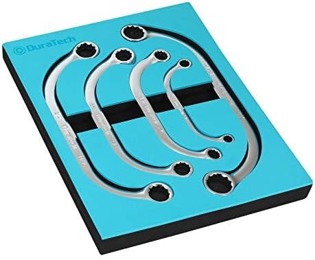 DURATECH Half Moon Box Wrench Set, SAE, 5-Piece, 5/16'' to 7/8''