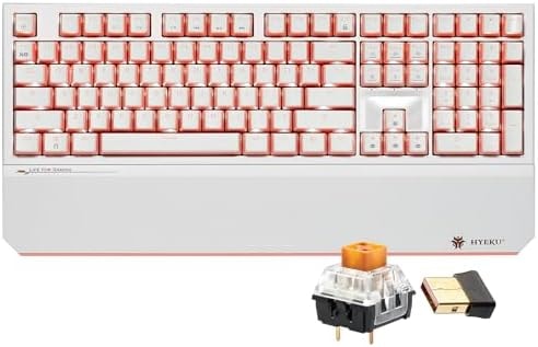 Hexgears X5 Wireless Mechanical Keyboard Full Size 108 Keys- Pink
