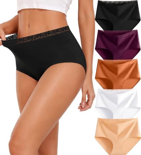 UNDER THE SEA Cotton Underwear for Women High Waisted Full Coverage Briefs same overnight next day delivery Capsule Wardrobe