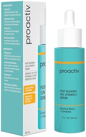 Proactiv Post Blemish 10% Vitamin C Serum - Targets Dark Spots & Uneven Skin Tone. Formulated for Acne-Prone Skin