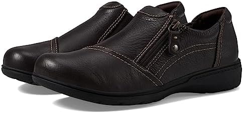 Clarks Brown's Carleigh Ray Oxford, Dark Brown Leather, 6 Medium US