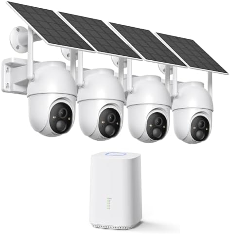 ELYSOO 2K/4MP Home Security Camera System, 2.4G & 5GHz Wi-Fi Connected