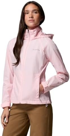 Columbia Women's Switchback IV Rain Jacket, Satin Pink, 2X