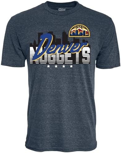 Denver Nuggets NBA Officially Licensed Tri-Blend T-Shirt Flyline, Small