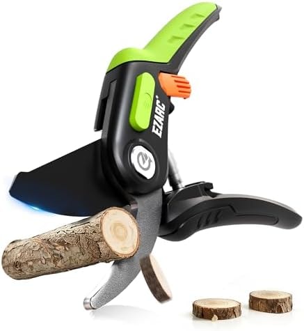 EZARC Bypass Pruning Shears, SK5 Steel Blade, 1 Inch Cut Capacity