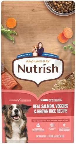 Nutrish Salmon Dry Dog Food, 4.5 lb. Bag (Rachael Ray)