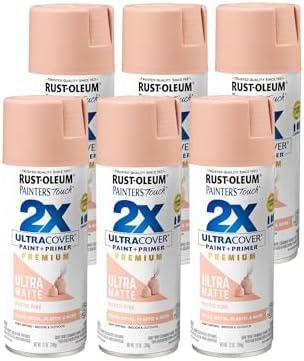 Rust-Oleum Painter's Touch 2X Ultra Cover Spray Paint, Rustic Pink