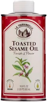 La Tourangelle Toasted Sesame Oil for Cooking or Dressings, 16.9 fl oz