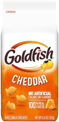 Goldfish Cheddar Baked Snack Crackers, 6.6 Oz Bag